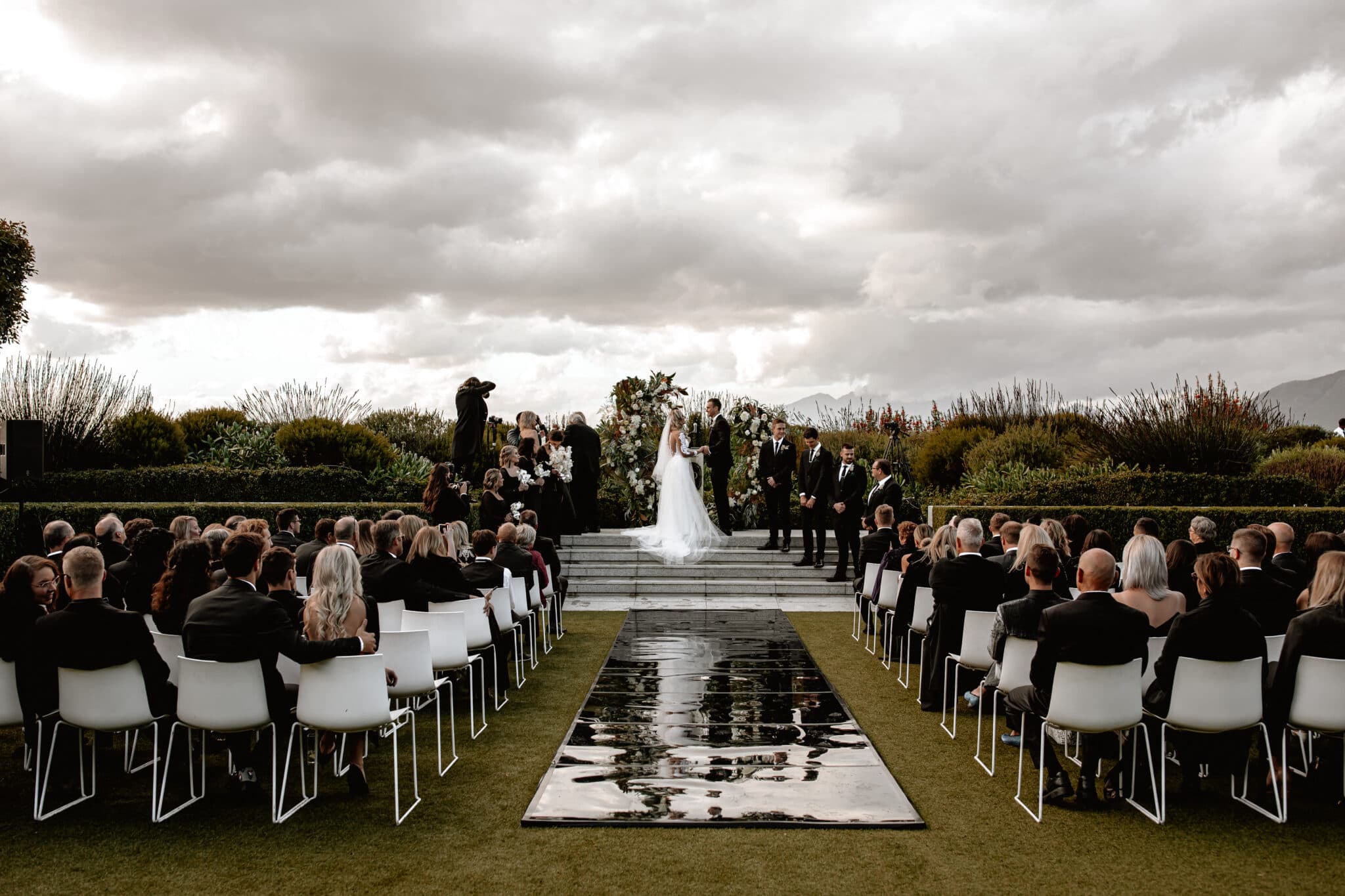 Estate ceremony lawn